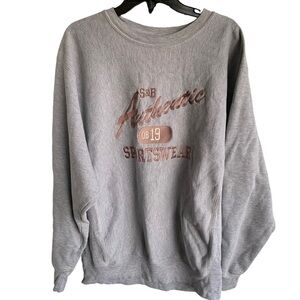 Steve & Barrys Crewneck Sweatshirt Adult Large Mens Sweater Authentic Sportswear